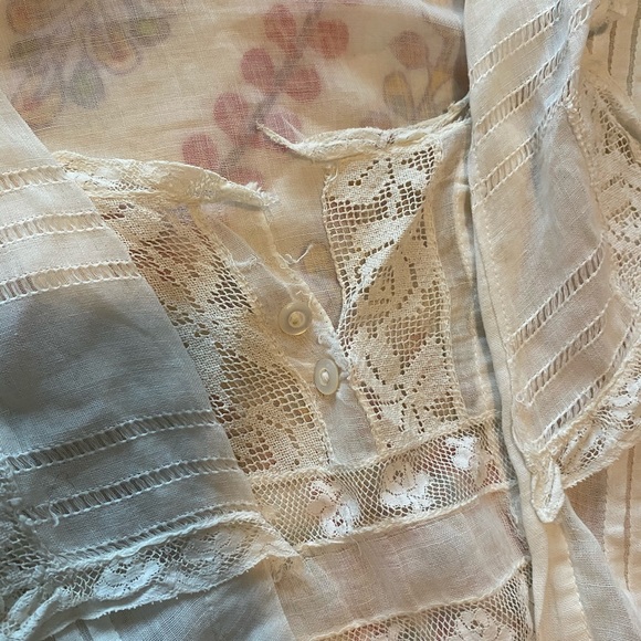SOLD Edwardian Lawn Blouse As Is - Picture 10 of 14
